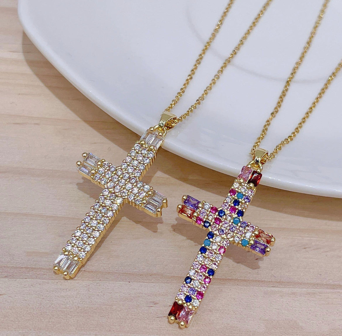 Sparkling Cross Necklace