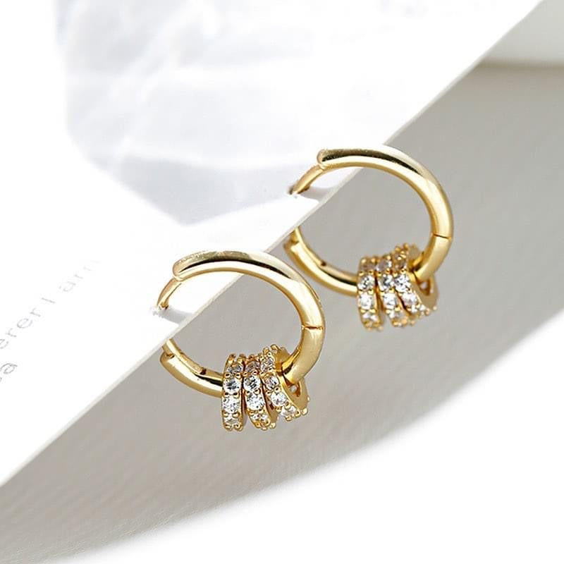 Tangled Hoop Earrings